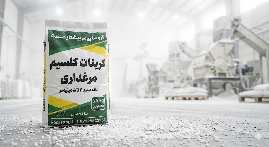 صدف معدنی سایز نخودی  استراتژیک‌ترین نهاده برای انقلاب در کیفیت پوسته تخم‌مرغ