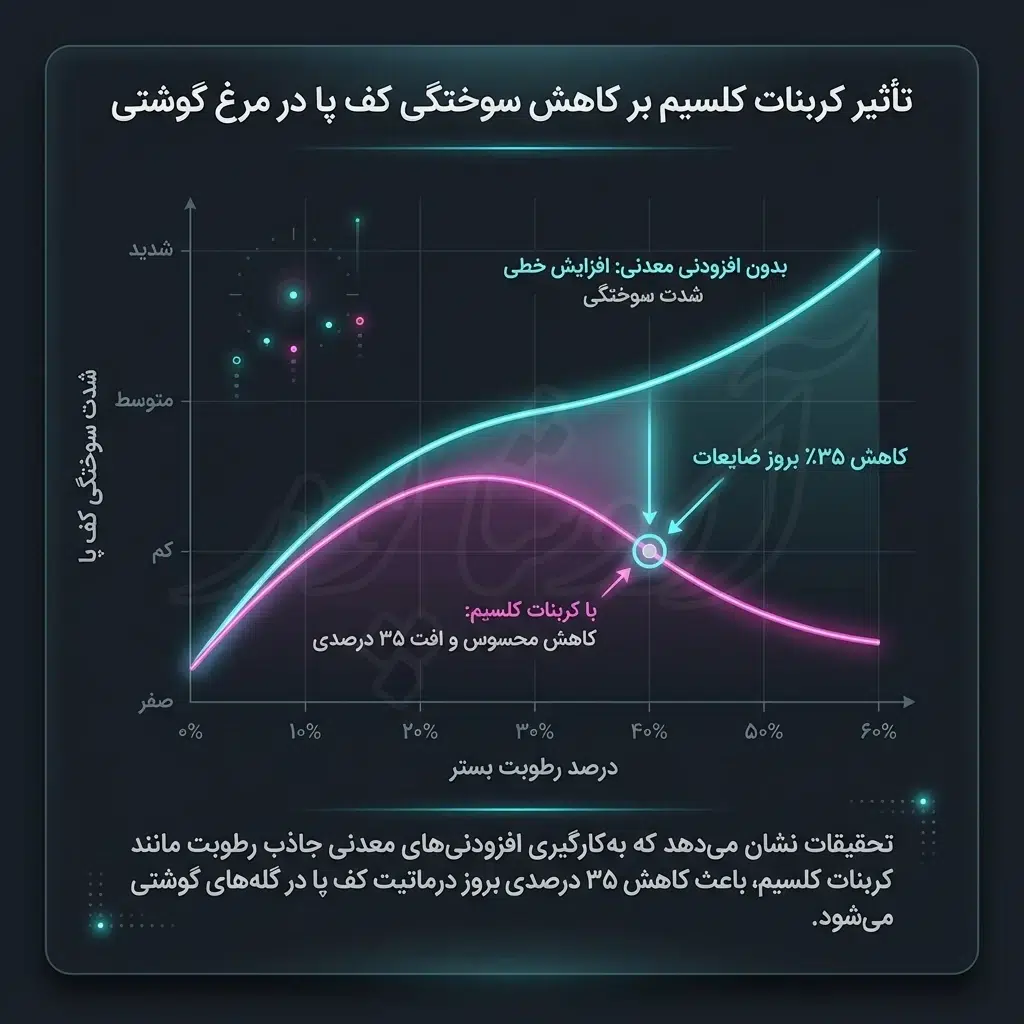 نقش کربنات کلسیم در اصلاح بستر